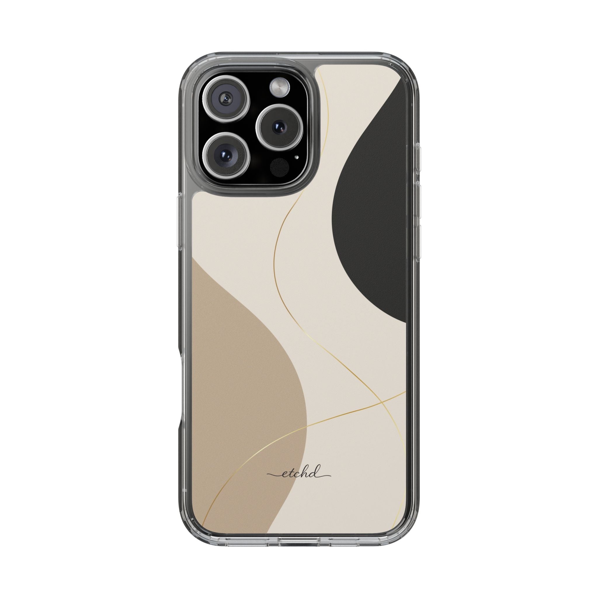 Neutral Curves Clear Phone Case | etchd