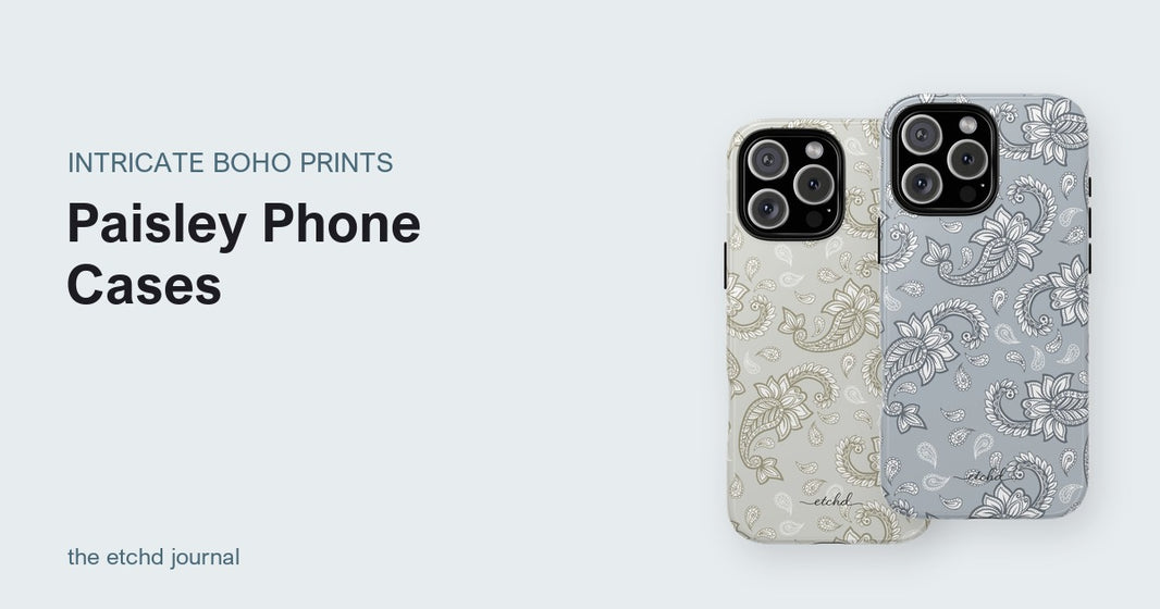 Paisley Phone Cases by etchd
