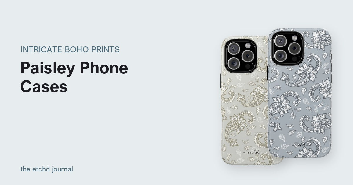 Paisley Phone Cases by etchd