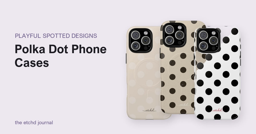 Polka Dot Phone Cases by etchd