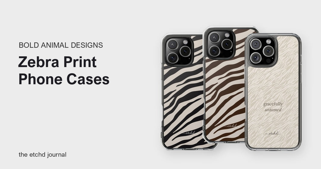 Zebra Print Phone Cases by etchd