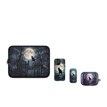 Midnight Cat matching set by etchd