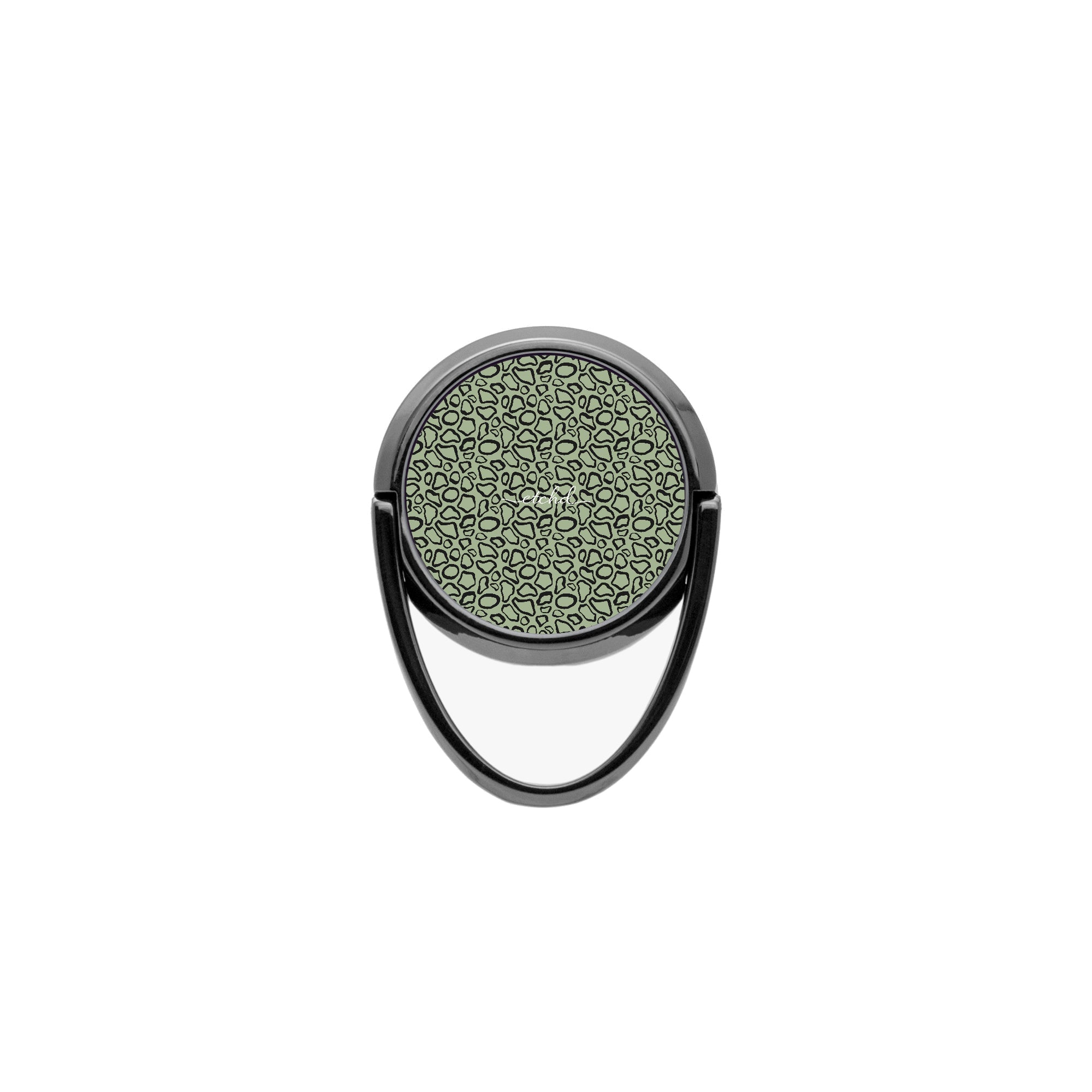 Abstract Print Sage Phone Ring Holder by etchd, view 4