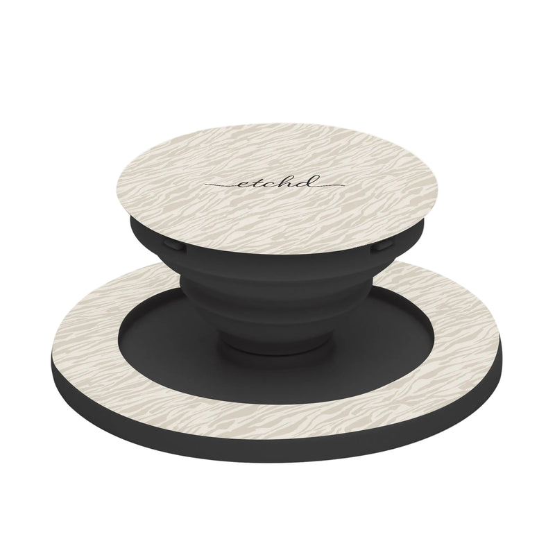 Beige Zebra Support et anneau de maintien-zoom-