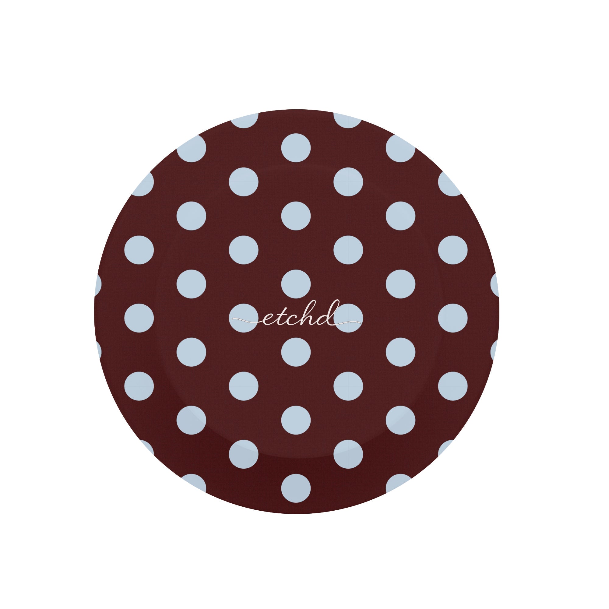 Cherry & Blue Polka Dot Phone Grip And Stand by etchd, view 2