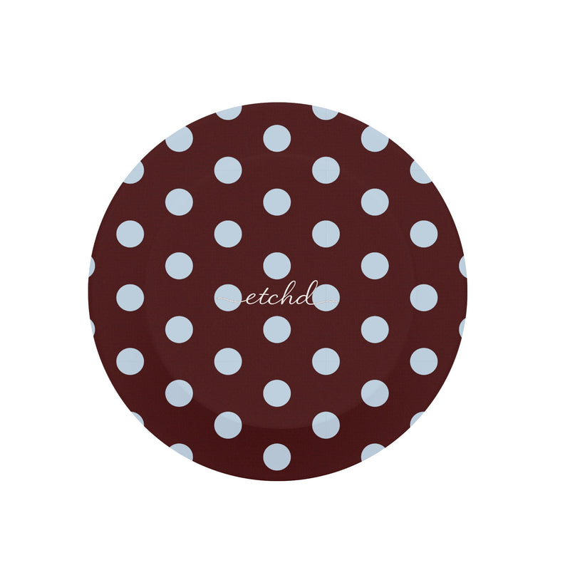 Cherry & Blue Polka Dot Handy-Halterung und Ständer-zoom-
