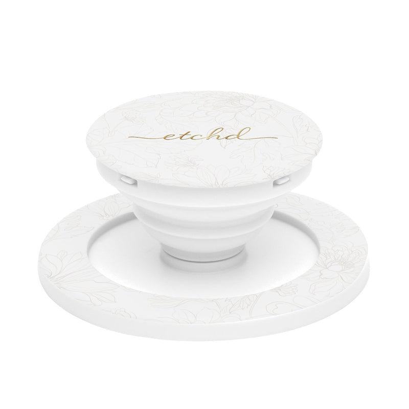 Etchd Signature White Handy-Halterung und Ständer-zoom-