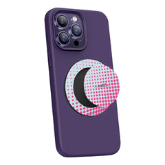Bubblegum Halftone Phone Grip And Stand by etchd, view 4