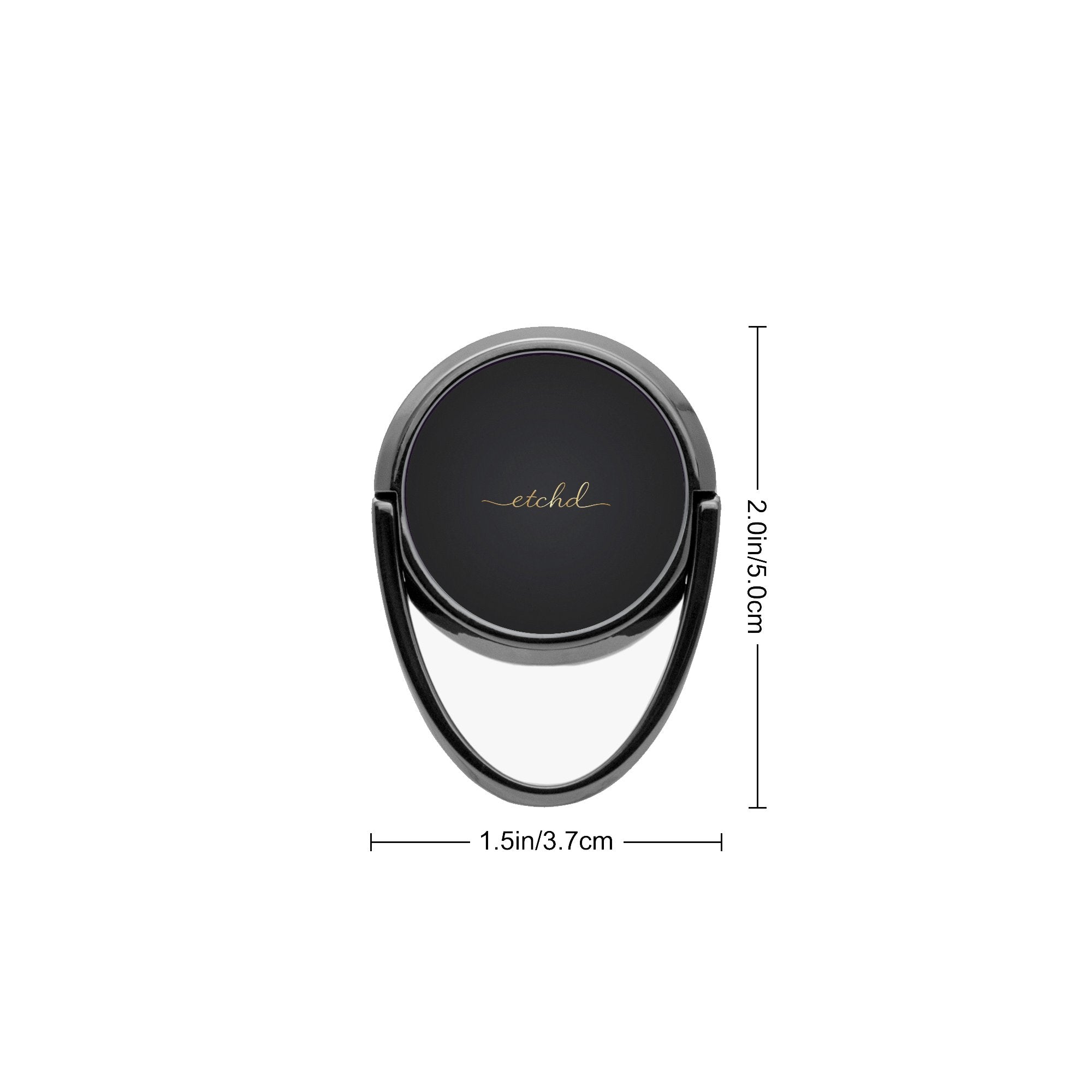 Etchd Signature Black Phone Ring Holder by etchd, view 3