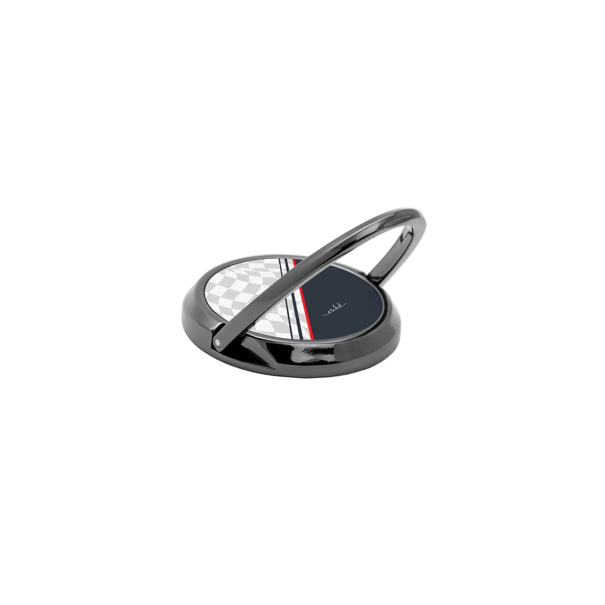 Checkered Flag Phone Ring Holder by etchd, view 5