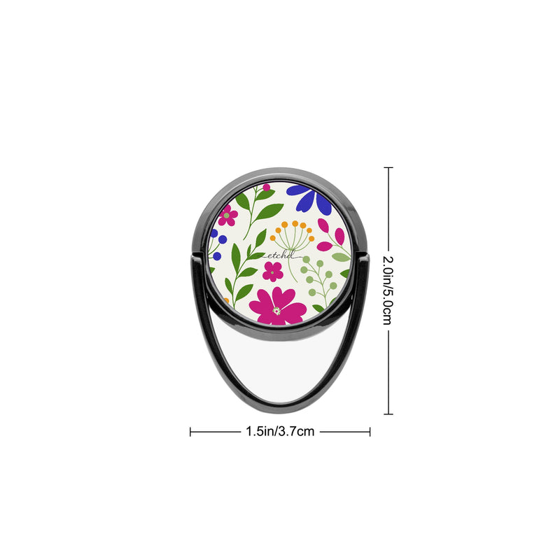 Funky Floral Anello supporto per telefono-zoom-