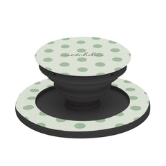Sage Polka Dot Phone Grip And Stand by etchd, view 6
