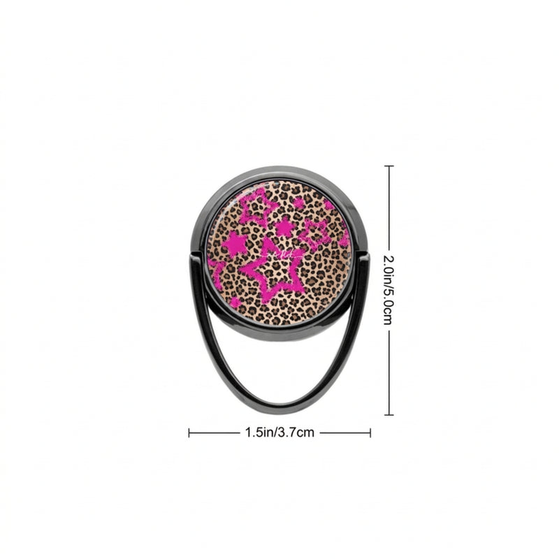 Y2K Leopard Ring-Halterung-zoom-