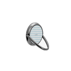 Cornflower & White Gingham Phone Ring Holder by etchd, view 8