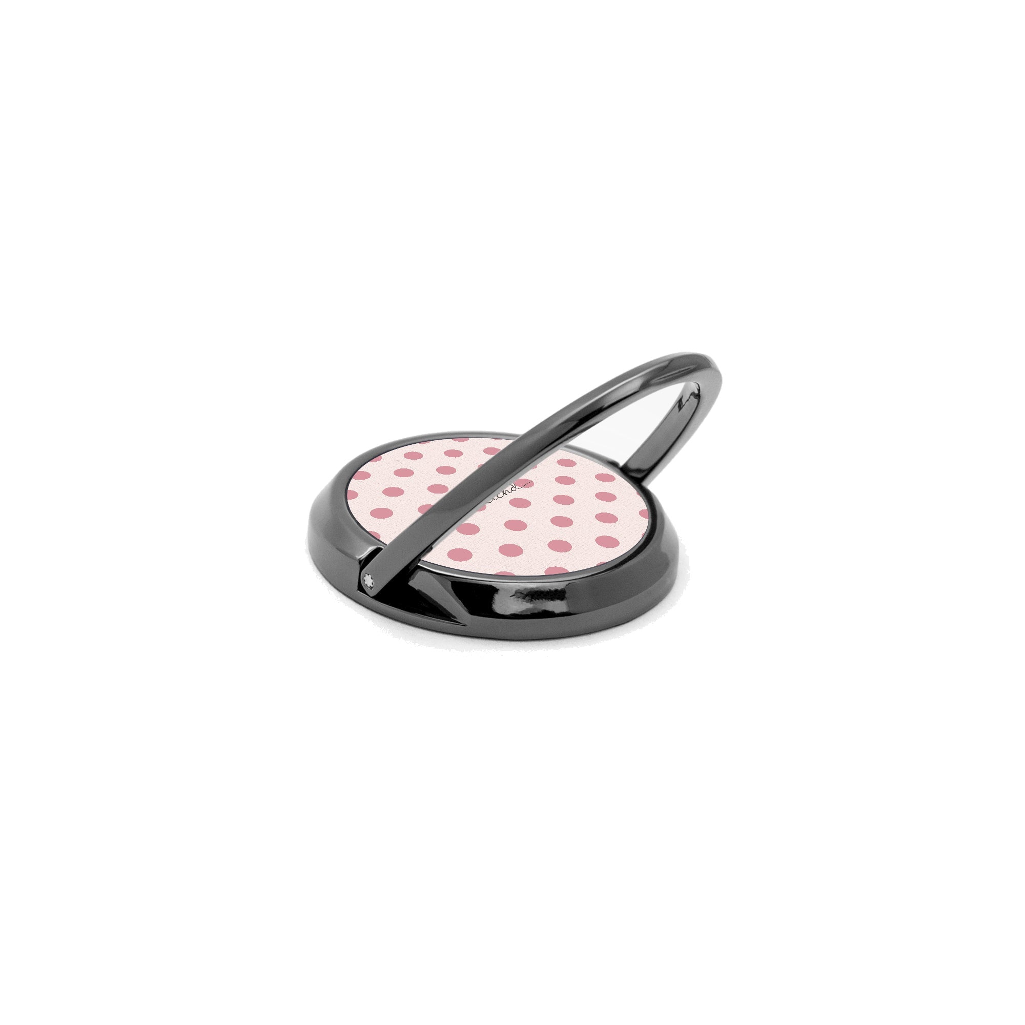 Blush Polka Dot Phone Ring Holder by etchd, view 5