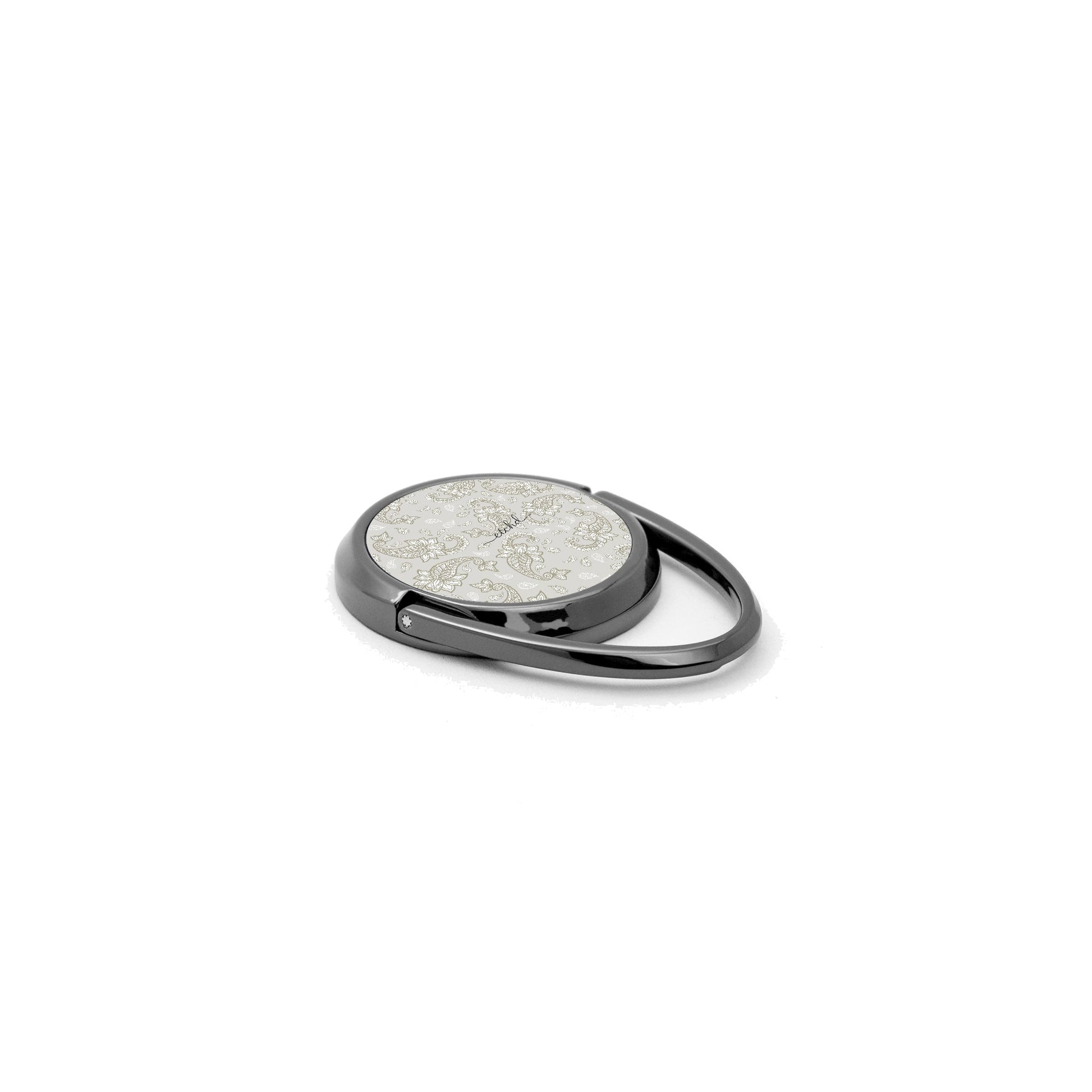Beige Paisley Phone Ring Holder by etchd, view 2