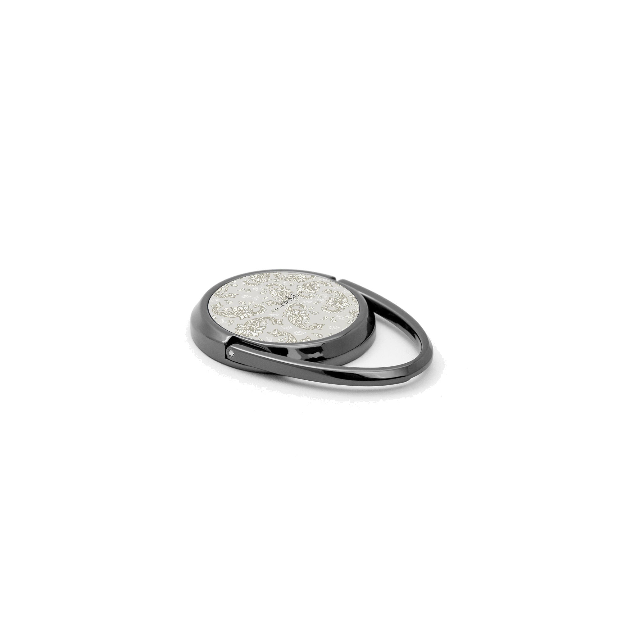 Beige Paisley Phone Ring Holder by etchd, view 2