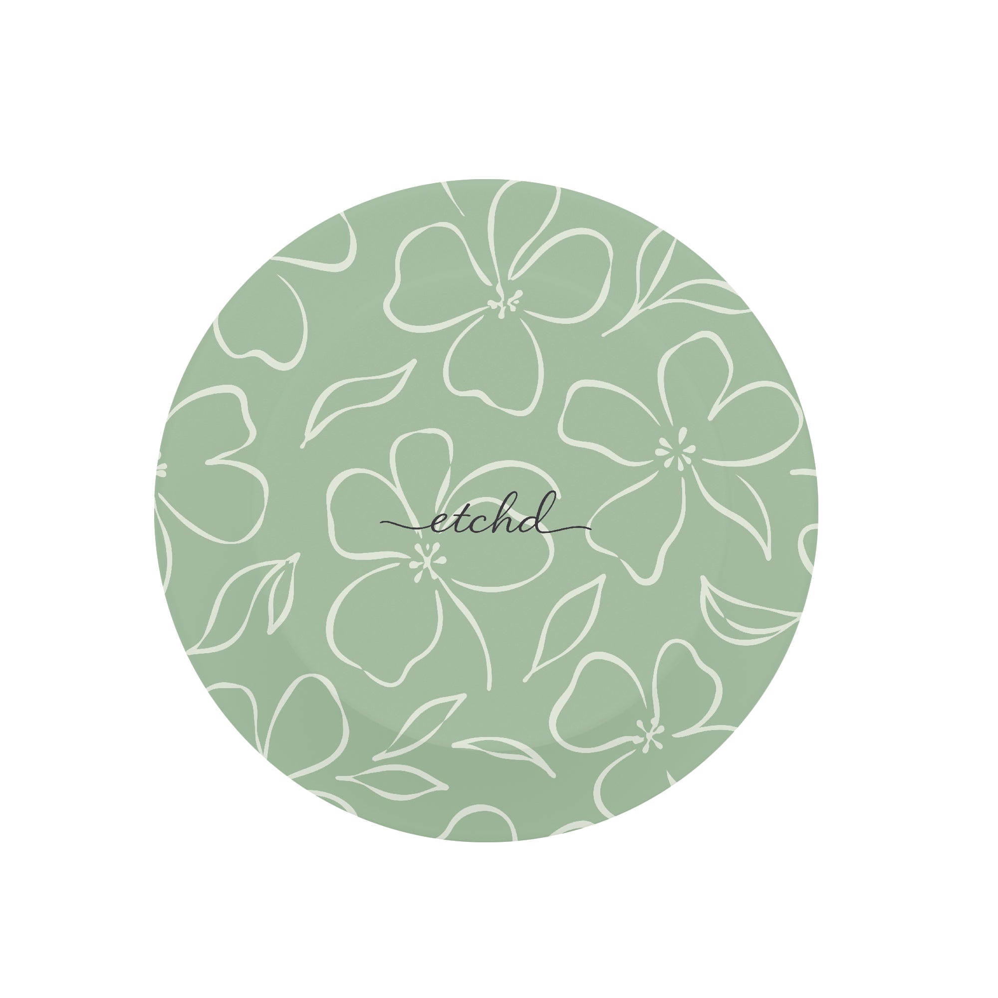 Sage & Cream Floral Phone Grip And Stand by etchd, view 2