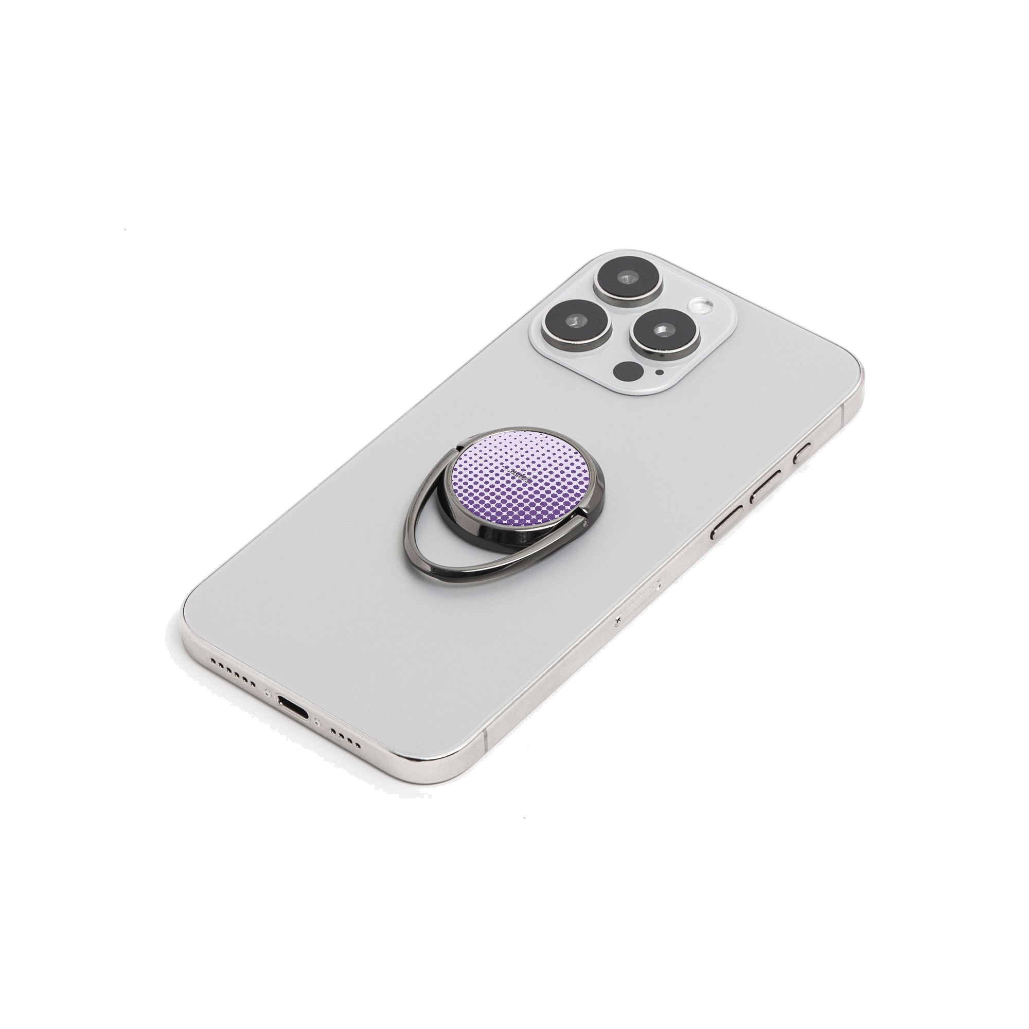 Grape Halftone Phone Ring Holder by etchd, view 6