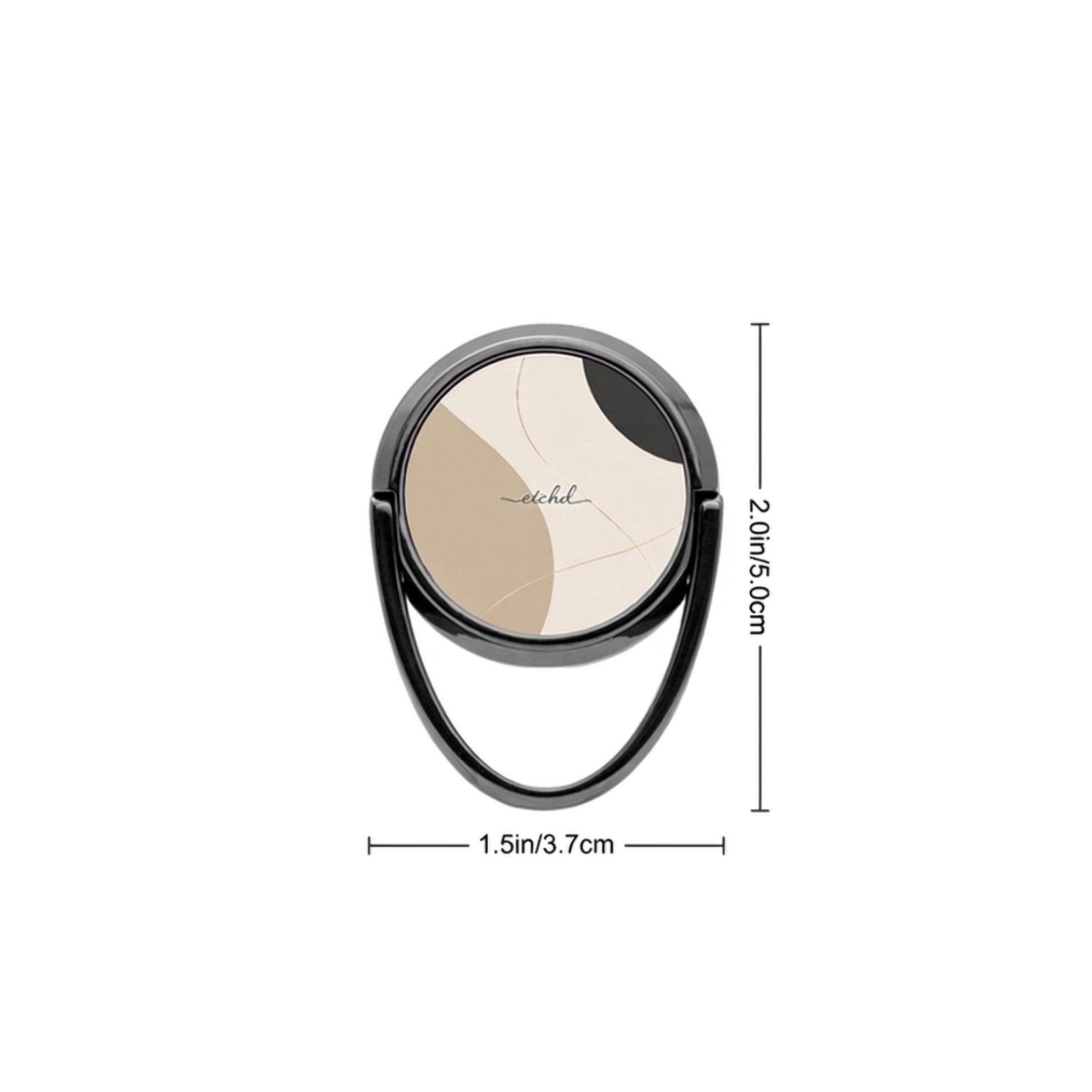 Neutral Curves Phone Ring Holder by etchd, view 3
