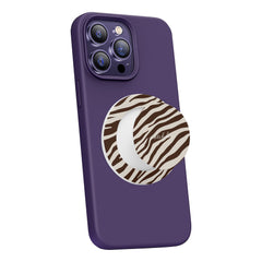 Brown Zebra Phone Grip And Stand by etchd, view 7