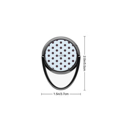 Plum And Blue Polka Dot Phone Ring Holder by etchd, view 3