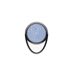 Blue Curved Lines Phone Ring Holder by etchd, view 4