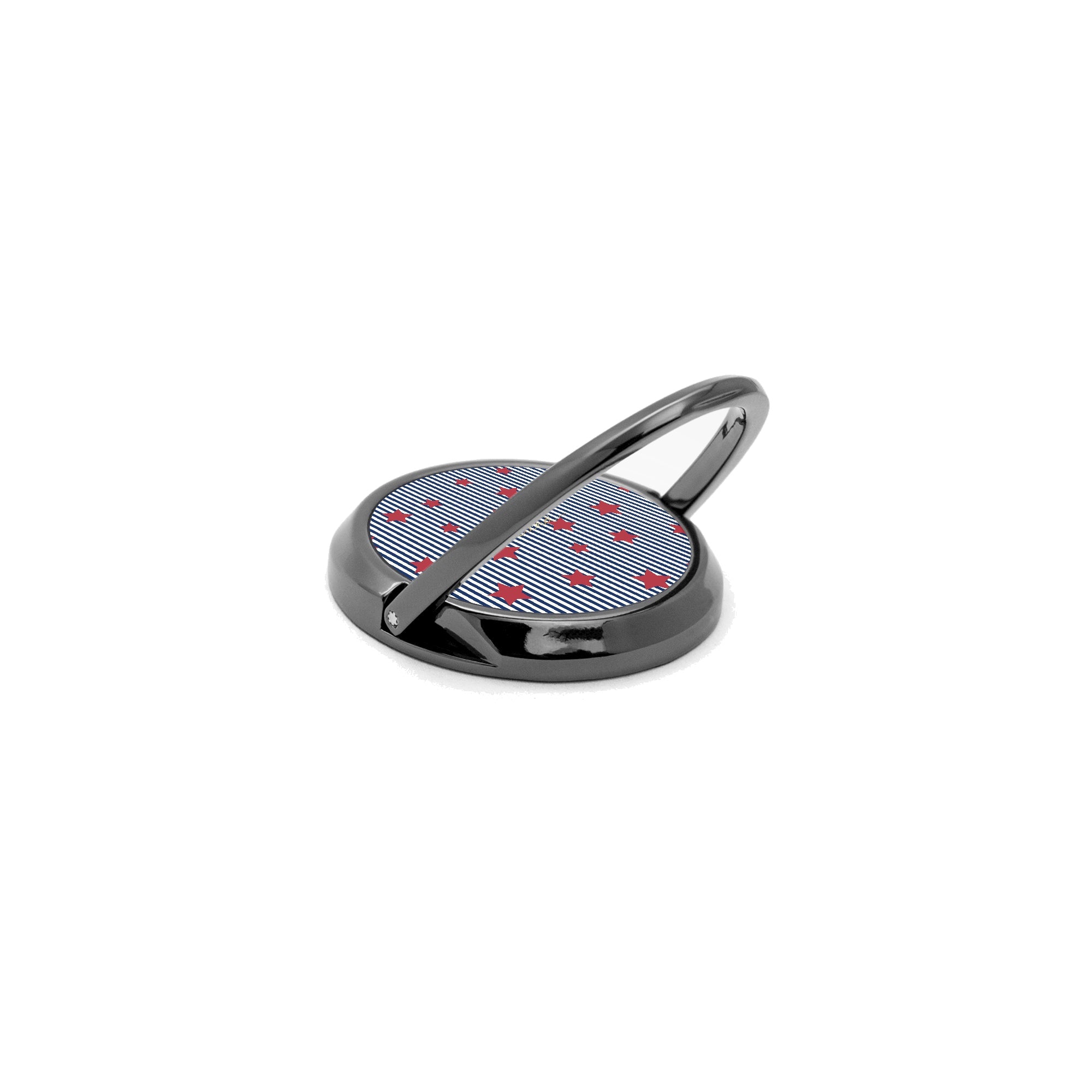 Blue Stripes & Red Stars Phone Ring Holder by etchd, view 5