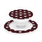 Cherry & Blue Polka Dot Phone Grip And Stand