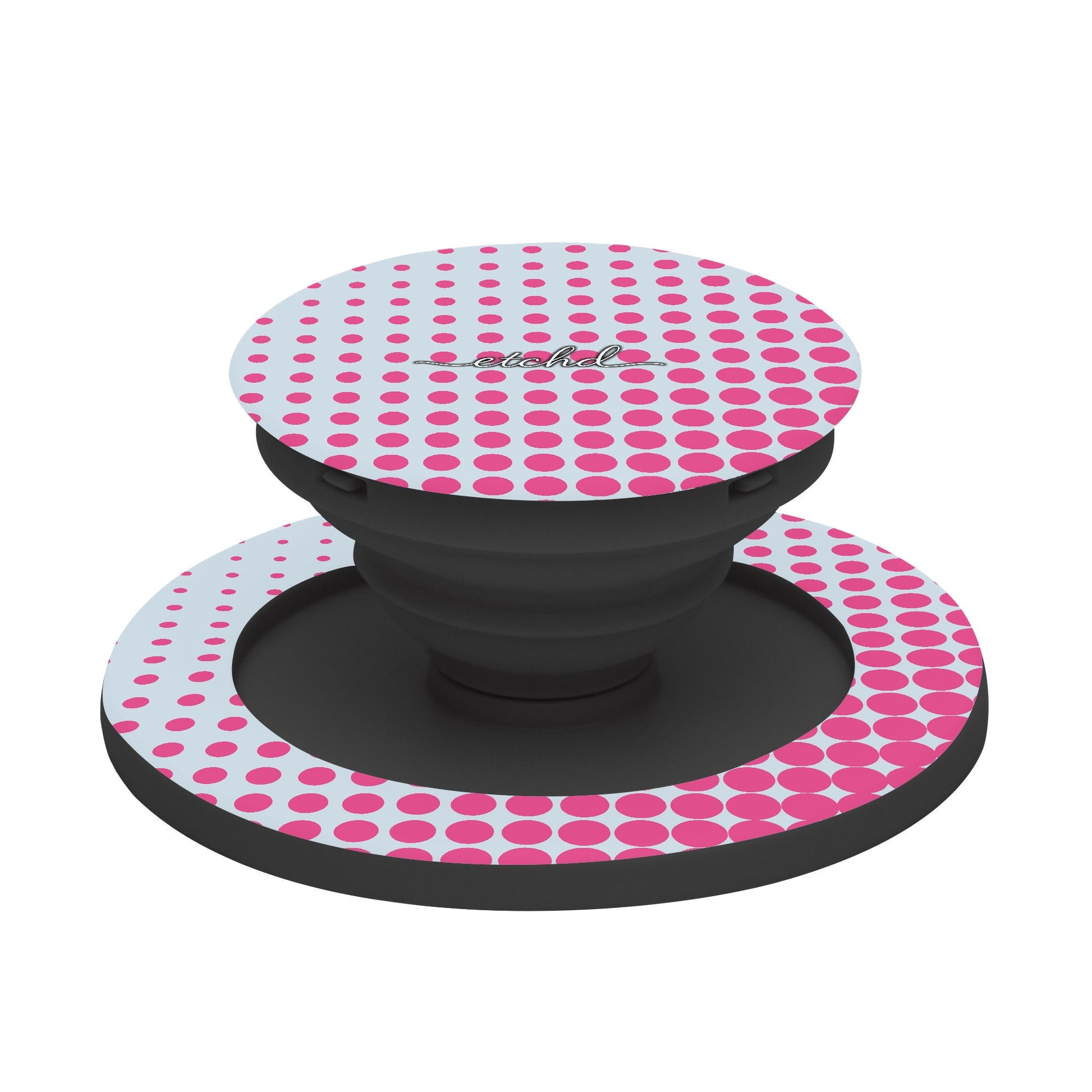 Bubblegum Halftone Phone Grip And Stand by etchd, view 6