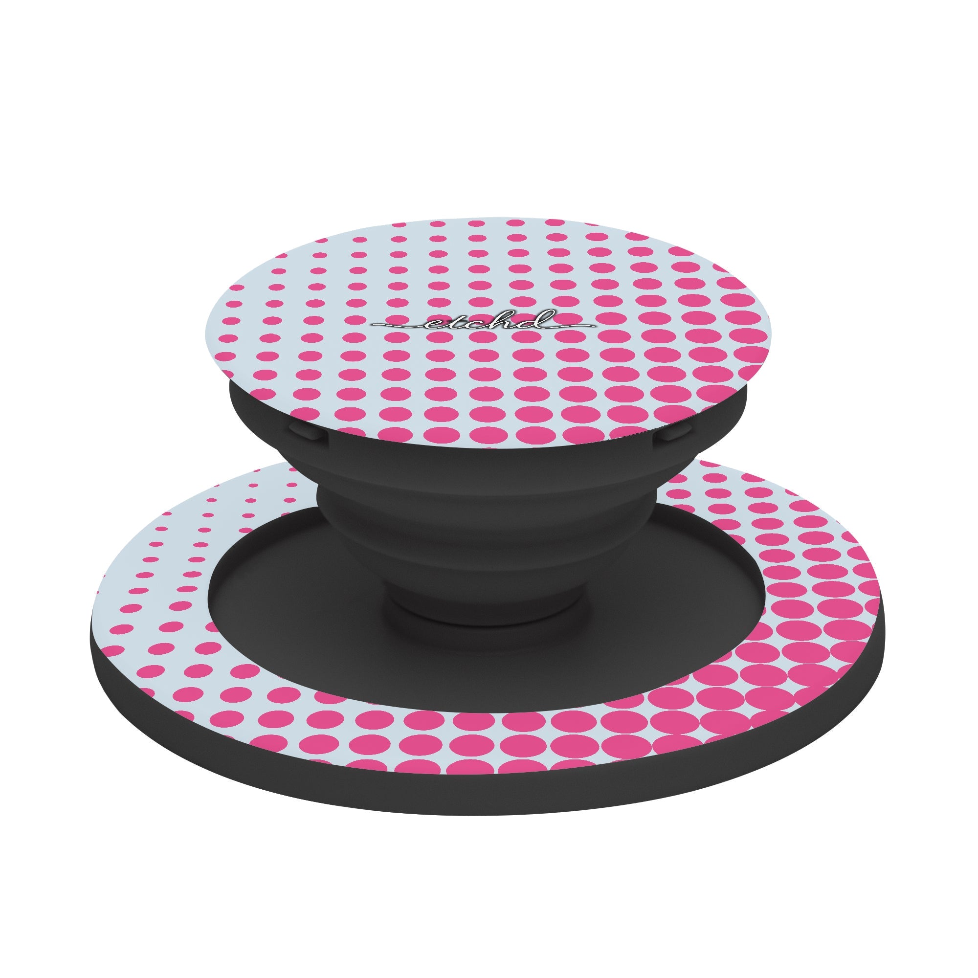 Bubblegum Halftone Phone Grip And Stand by etchd, view 6