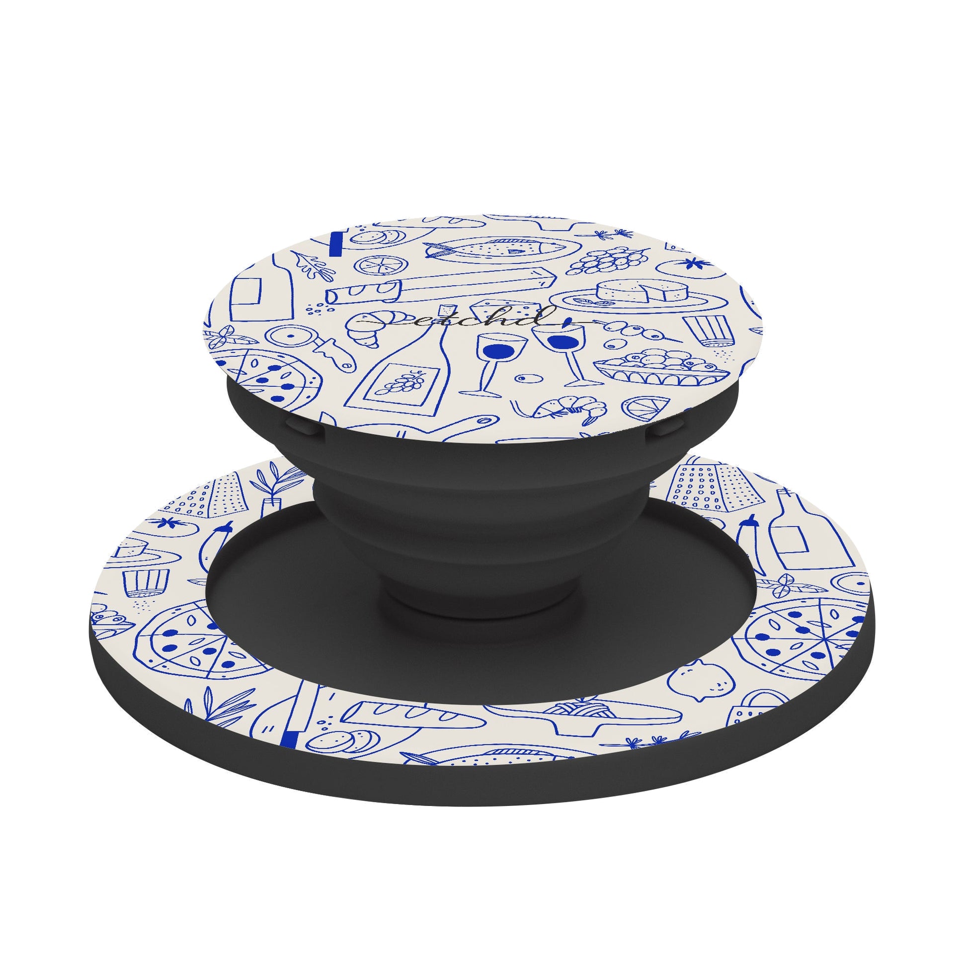 Food Pattern Phone Grip And Stand by etchd, view 6