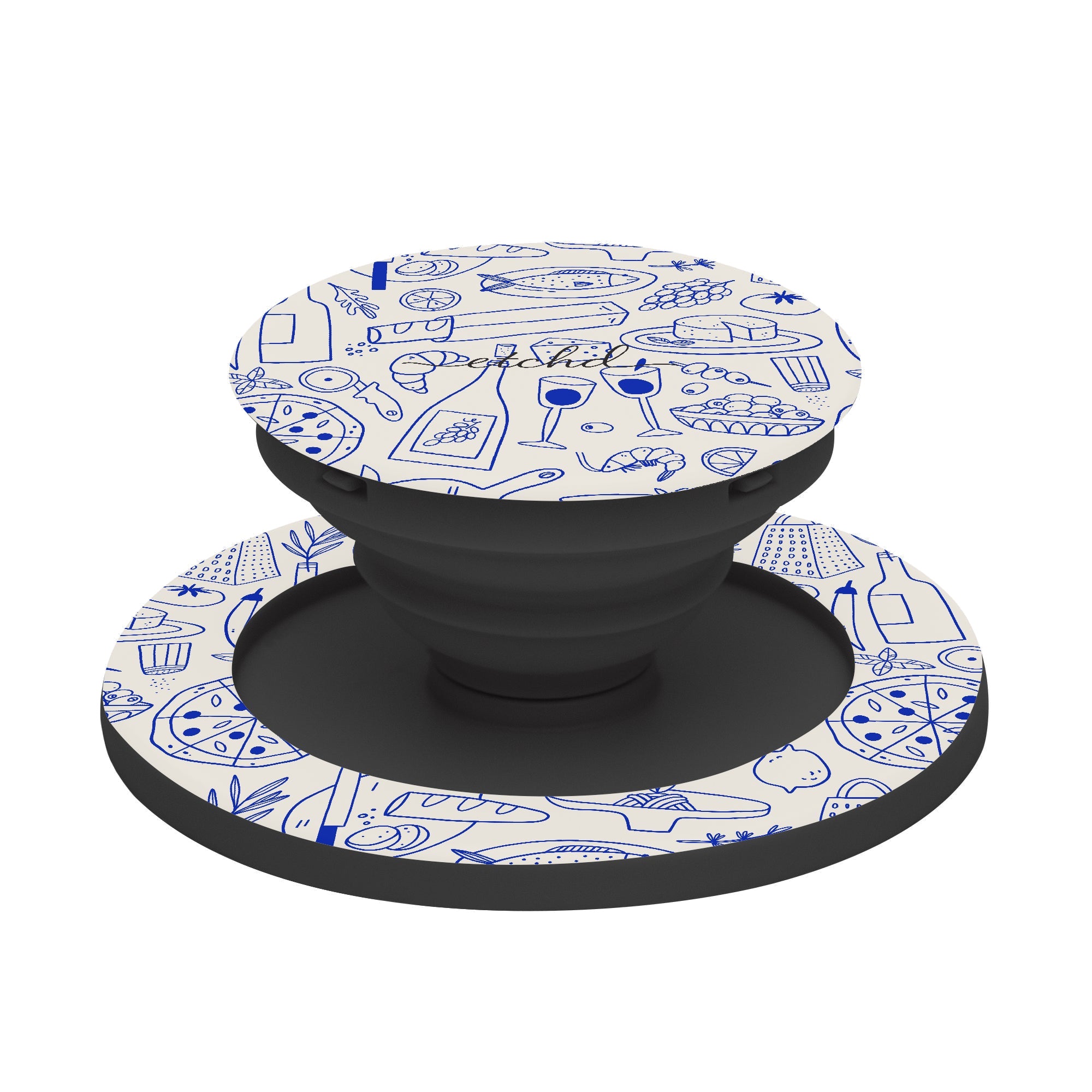 Food Pattern Phone Grip And Stand by etchd, view 6