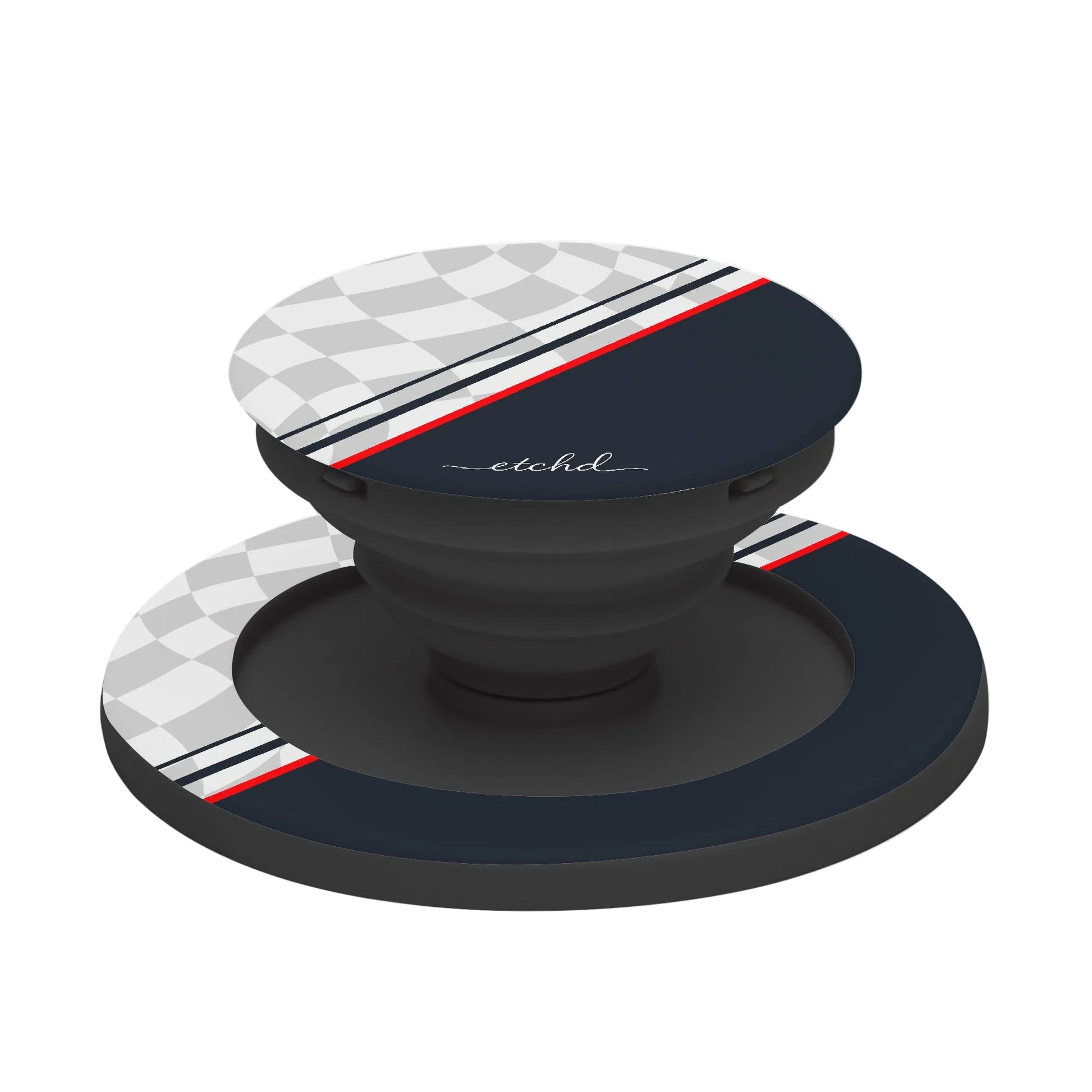 Checkered Flag Phone Grip And Stand by etchd, view 6