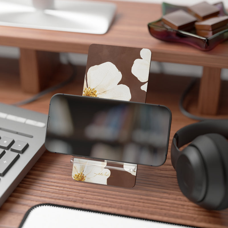 Mocha Blossom Phone Stand-zoom-