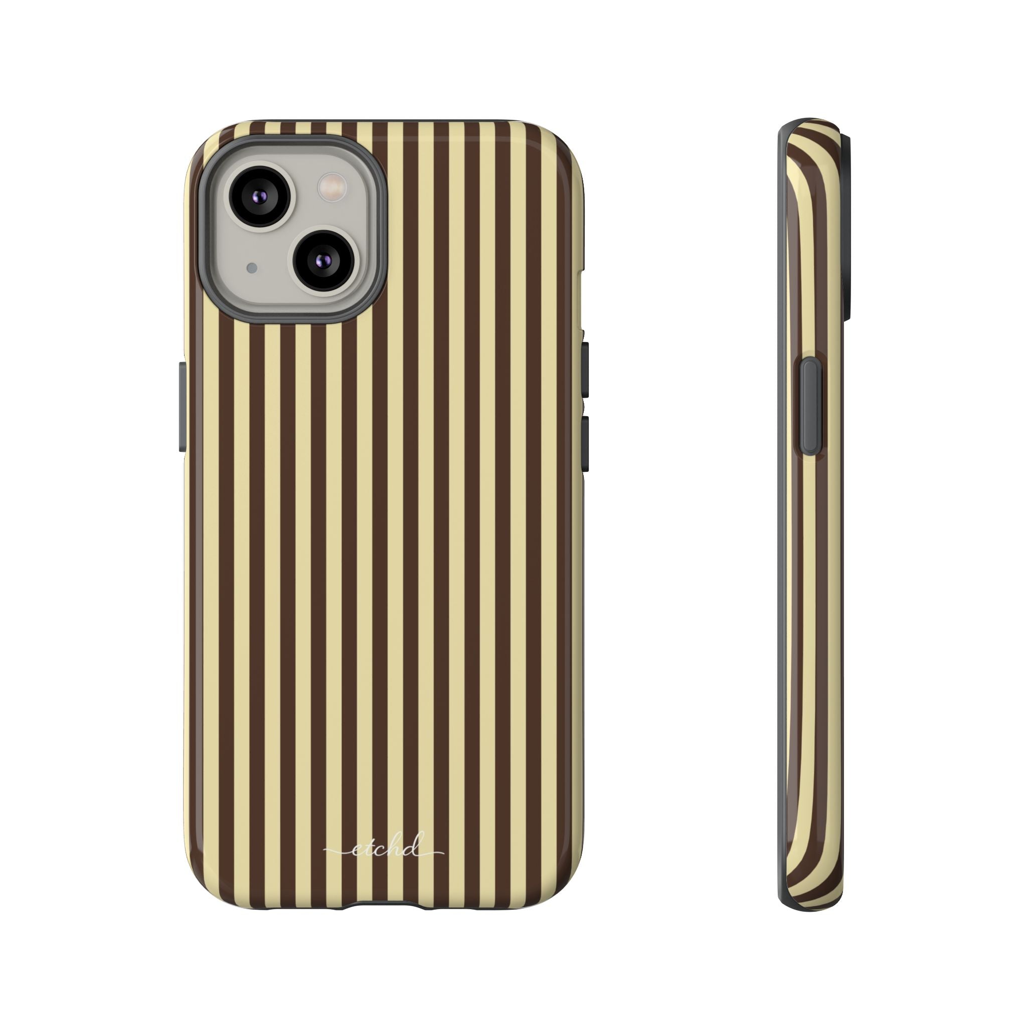 Butter Yellow And Brown Phone Case
