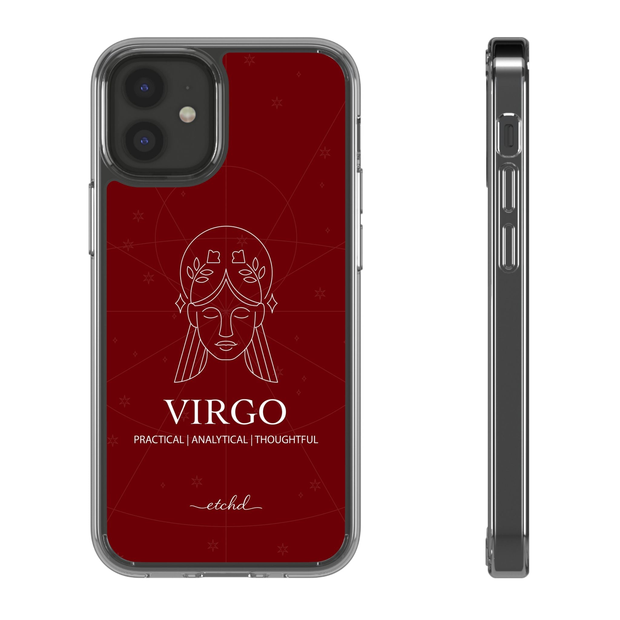 Virgo Clear Phone Case