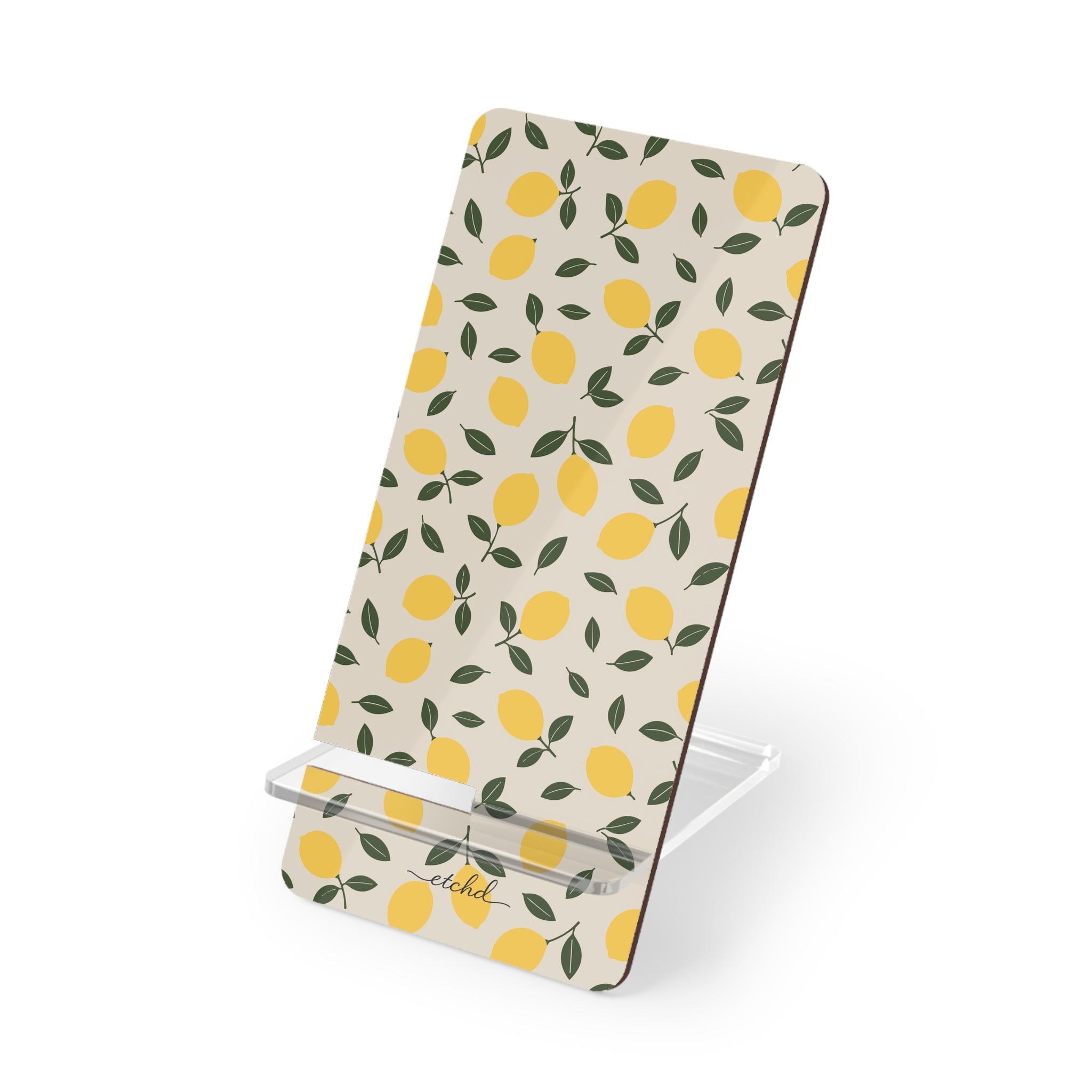 Lemon Phone Stand by etchd
