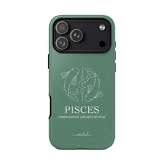Pisces Phone Case by etchd, view 59