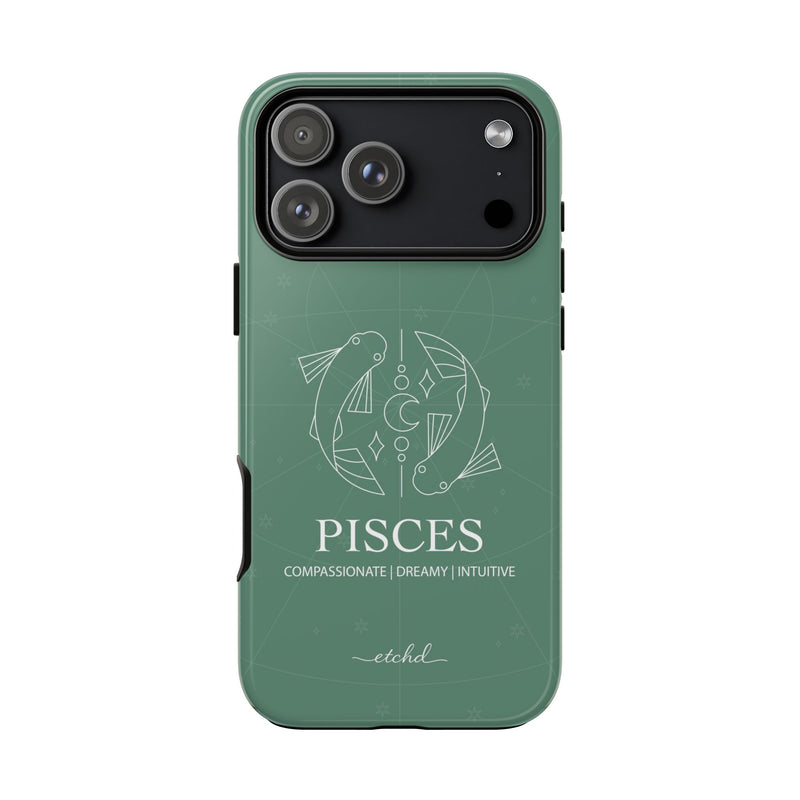 Pisces Phone Case by etchd, view 59