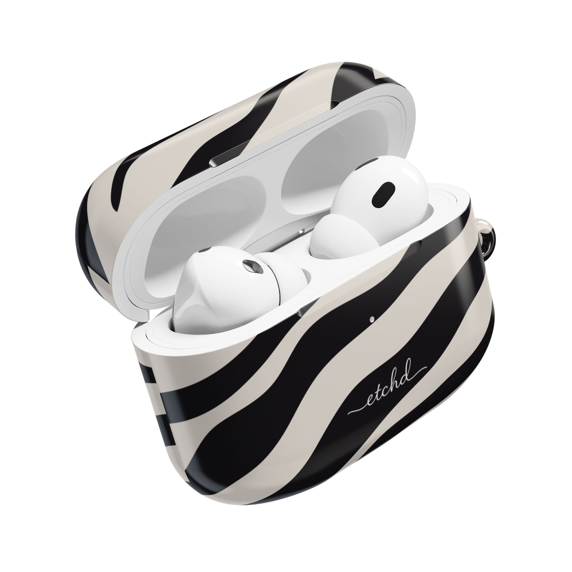 Zebra Print AirPod Case by etchd, view 9