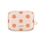 Coral & Cream Polka Dot Custodia per AirPods