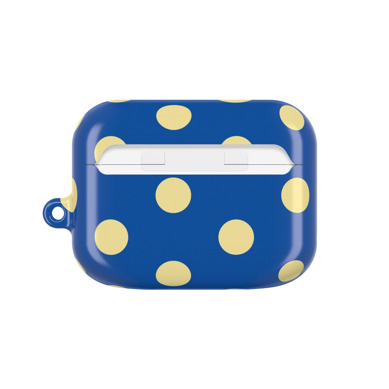 Butter & Cobalt Polka Dot AirPod Case by etchd, view 7