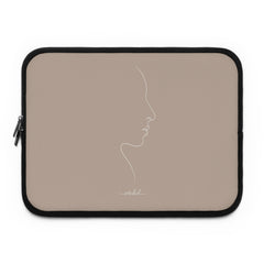 Line Profile Laptop Sleeve by etchd