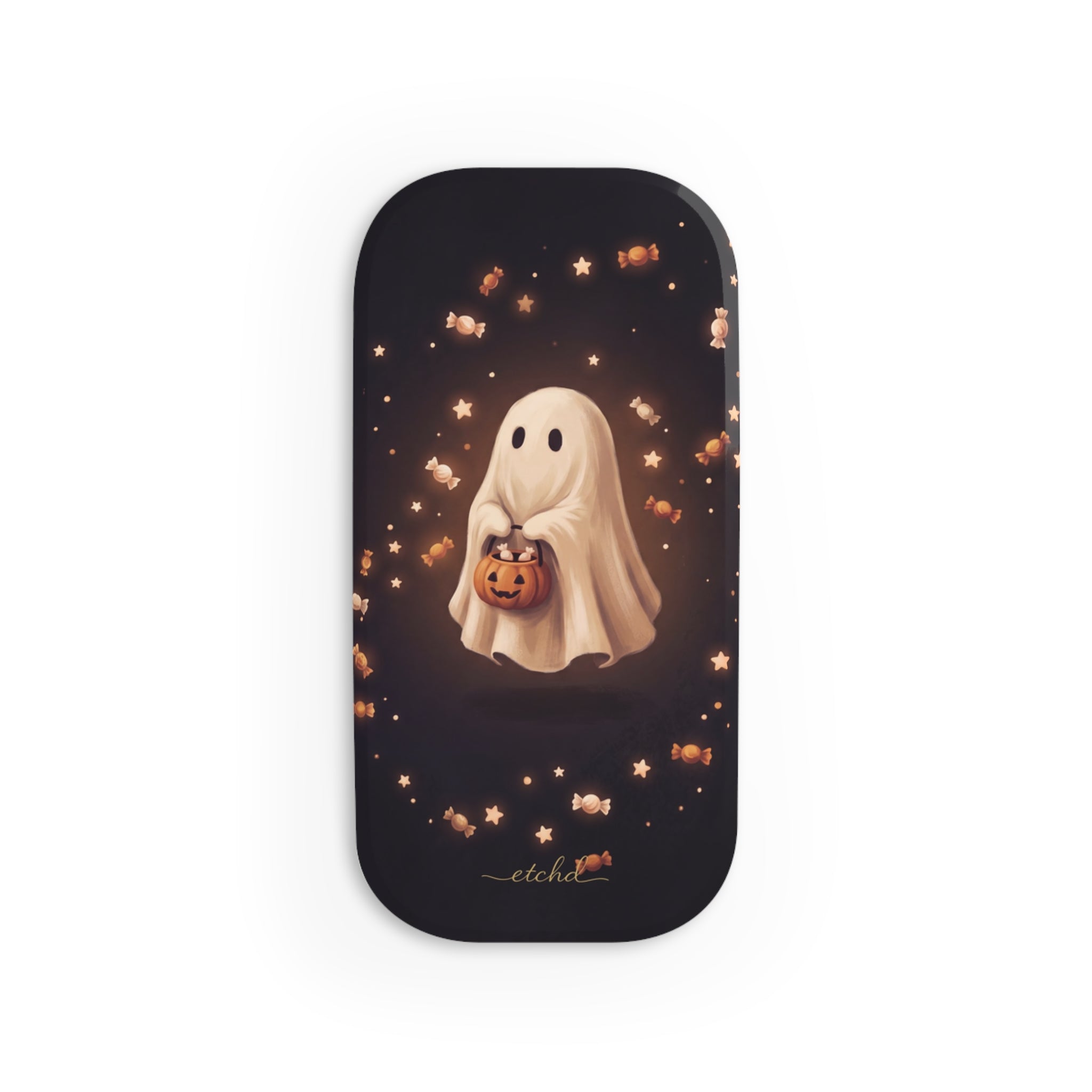 Candy Ghost Click-On Phone Grip by etchd, view 2