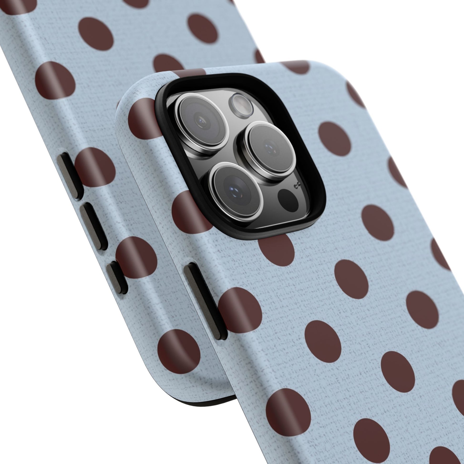 Blue & Cherry Polka Dot Phone Case by etchd, view 62