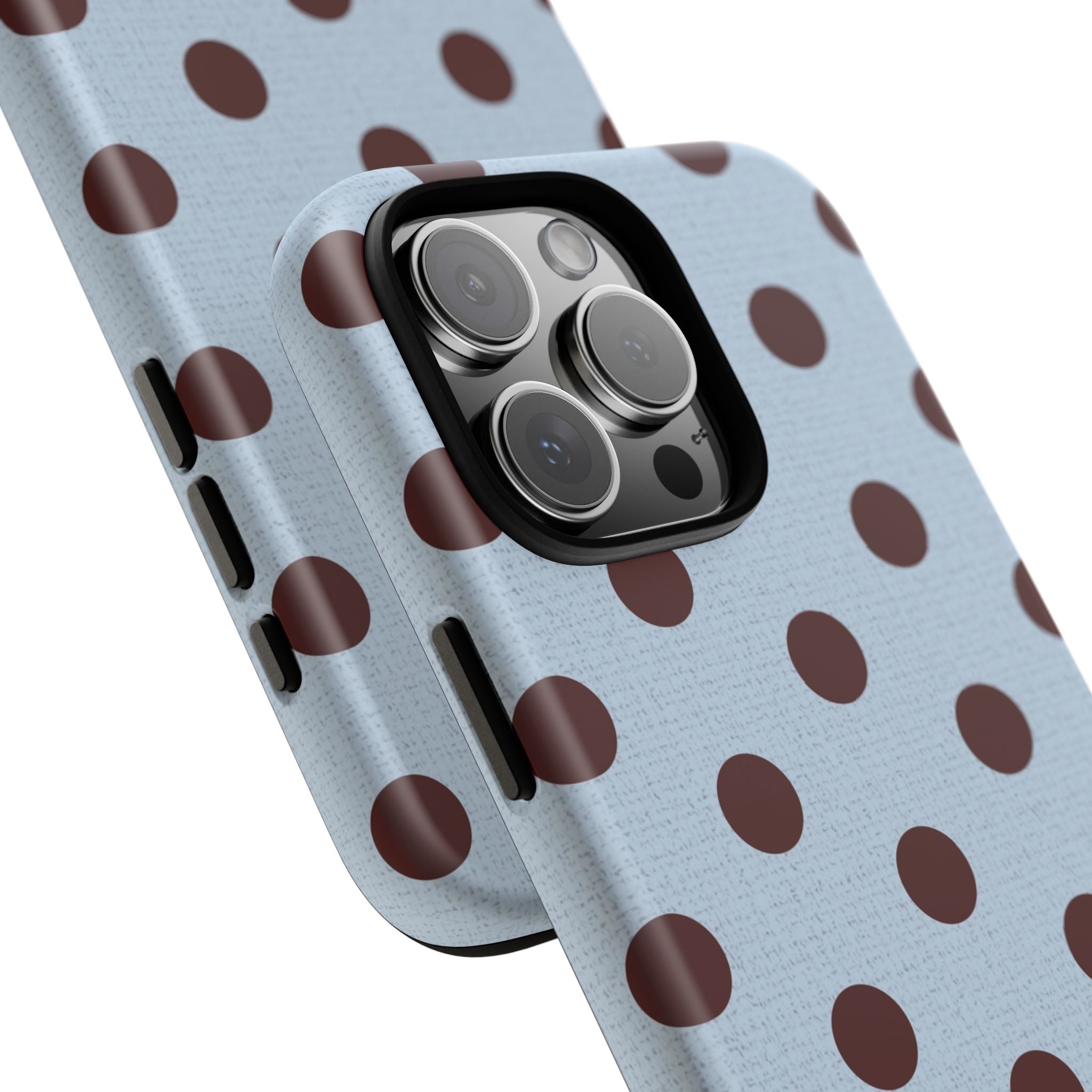 Blue & Cherry Polka Dot Phone Case by etchd, view 62