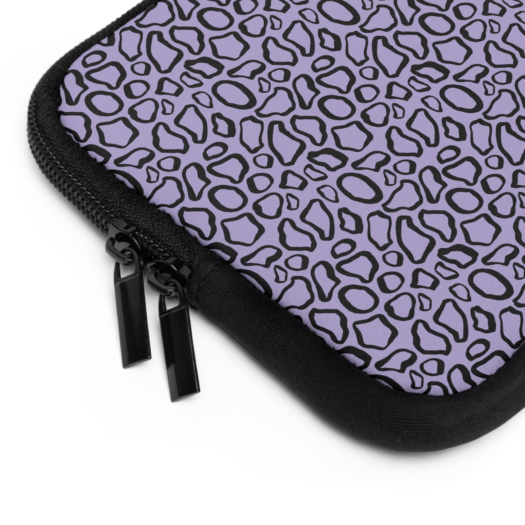 Abstract Print Lavender Laptop Sleeve by etchd, view 2
