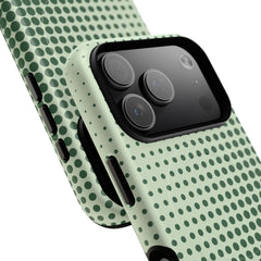 Matcha Halftone Magnetic Phone Case by etchd, view 100