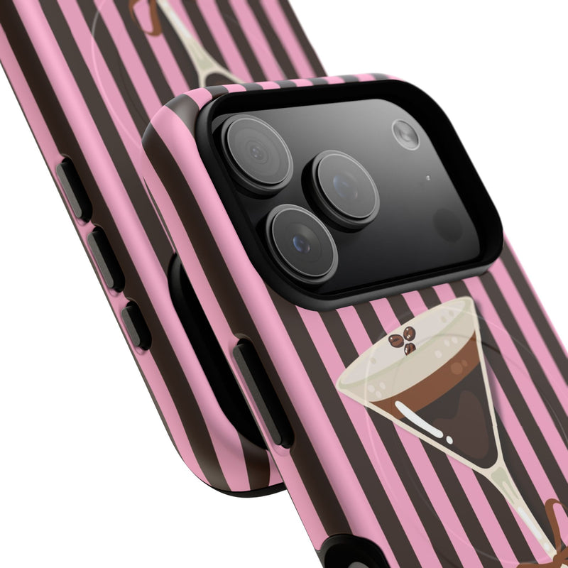 Espresso Martini Magnetic Phone Case by etchd, view 100